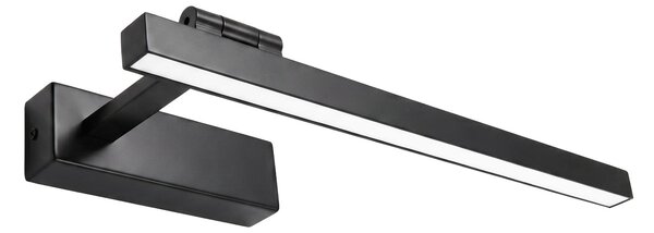 Toolight Toolight, LED nástenné svietidlo, 40cm, 8W, 4000K, 1500lm, SWE034-1W, čierna matná, OSW-20133