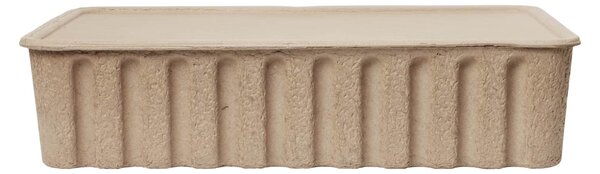 Úložný box s vekom Paper Pulp Extra Large Brown