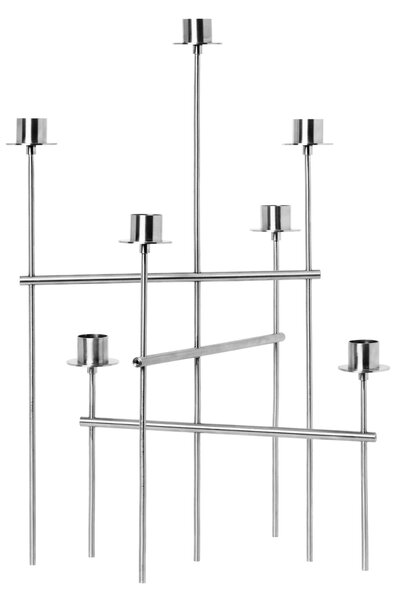 Svietnik Elysia Brushed Stainless Steel