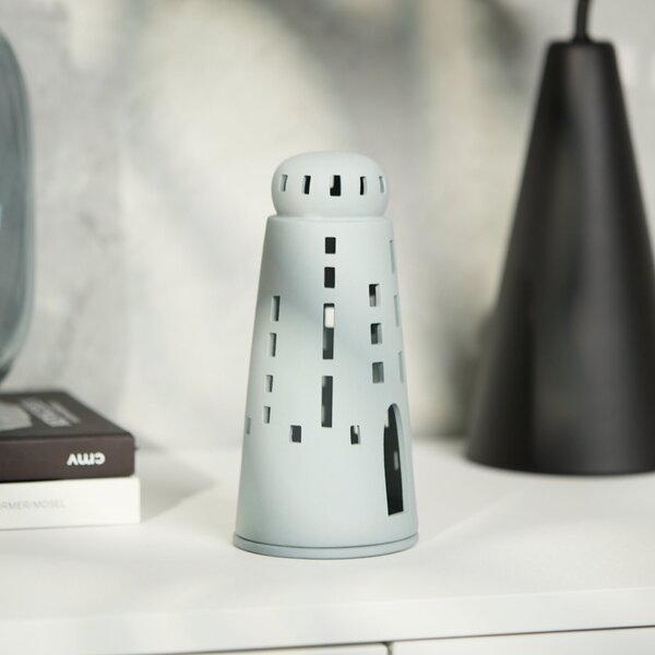 Porcelánový svietnik Lighthouse Grey