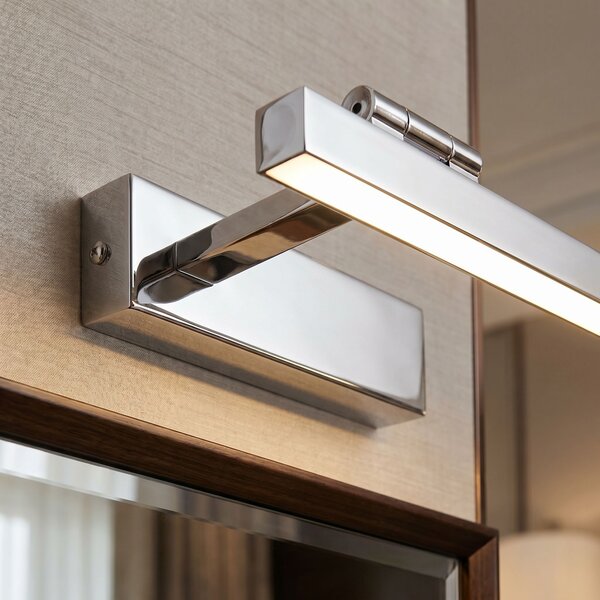Toolight Toolight, LED nástenné svietidlo, 40cm, 8W, 4000K, 1500lm, SWE028-1W, chrómová, OSW-20127