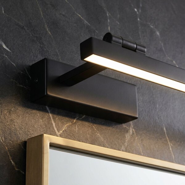 Toolight Toolight, LED nástenné svietidlo, 80cm, 16W, 4000K, 1500lm, SWE036-1W, čierna matná, OSW-20136