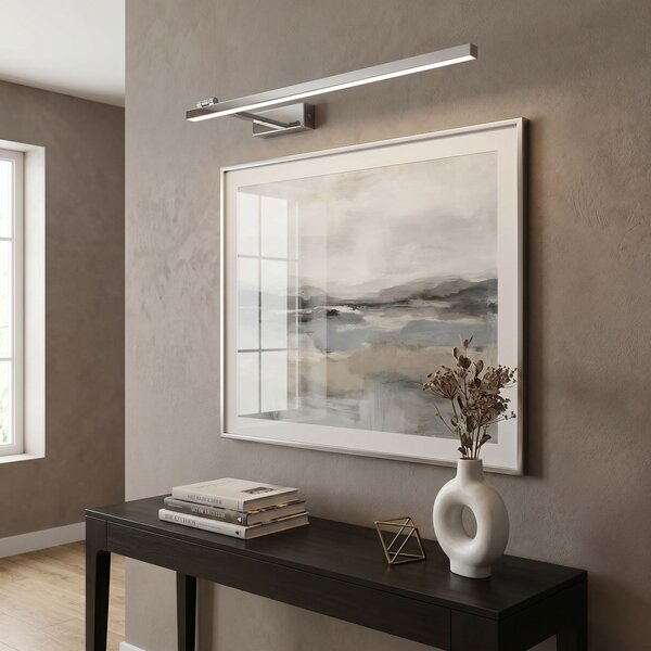 Toolight Toolight, LED nástenné svietidlo, 80cm, 16W, 4000K, 1500lm, SWE030-1W, chrómová, OSW-20129