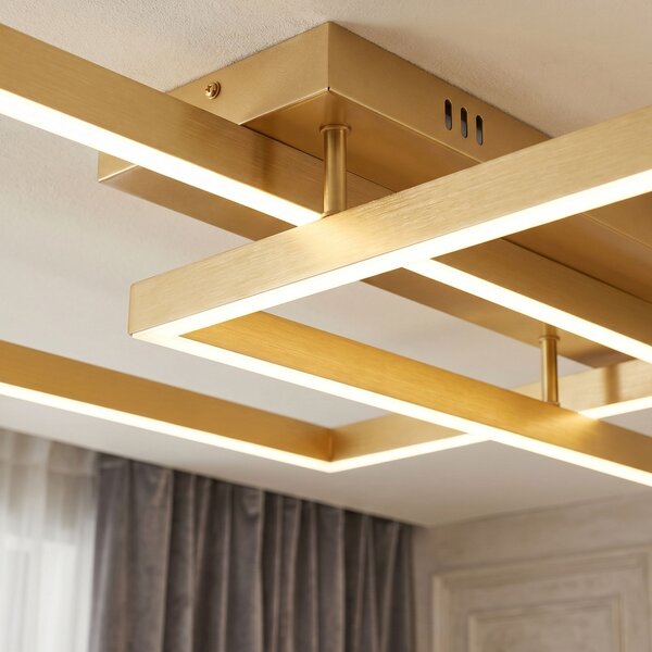 Toolight Toolight, LED stropné svietidlo, 80cm, 50W, 4000K, 4000lm, SWE060-C, zlatá matná, OSW-20160
