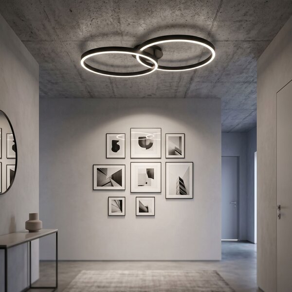 Toolight Toolight, LED stropné svietidlo, 85cm, 35W, 4000K, 3000lm, SWE061-C, čierna matná, OSW-20161