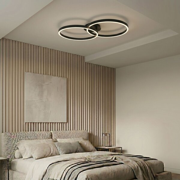 Toolight Toolight, LED stropné svietidlo, 85cm, 35W, 4000K, 3000lm, SWE061-C, čierna matná, OSW-20161
