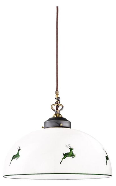 Kolarz 731.32.102 - Luster na lanku NONNA 1xE27/75W/230V pr. 36 cm jelene zelená