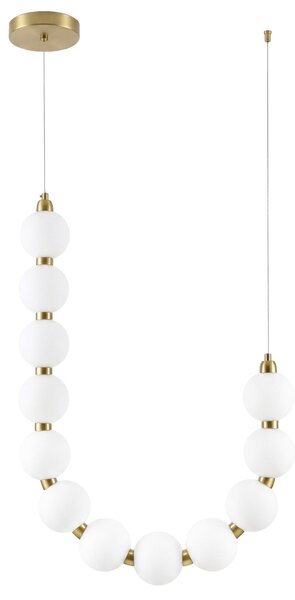 Toolight Toolight, LED závesné svietidlo, 12cm, 18W, 3000K, 1500lm, LHJ119-CP, zlatá matná, OSW-03257