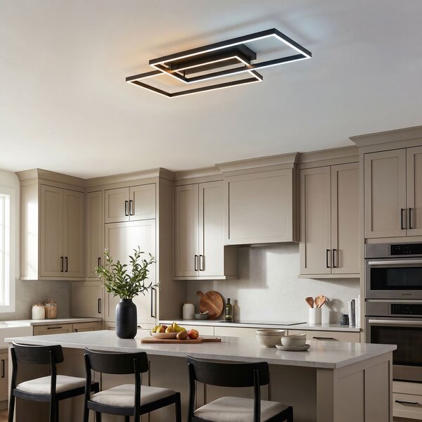 Toolight Toolight, LED stropné svietidlo, 80cm, 50W, 4000K, 4000lm, SWE059-C, čierna matná, OSW-20159