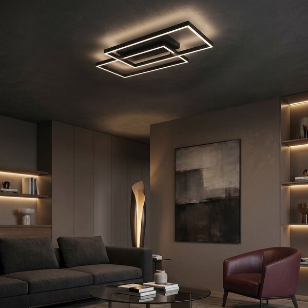 Toolight Toolight, LED stropné svietidlo, 80cm, 50W, 4000K, 4000lm, SWE059-C, čierna matná, OSW-20159