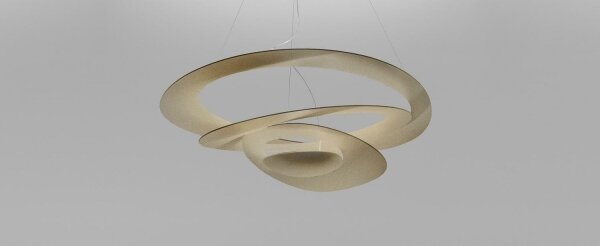 Artemide 1256120A -LED Stmievateľný luster na lanku PIRCE LED/44W/230V 3000K zlatá