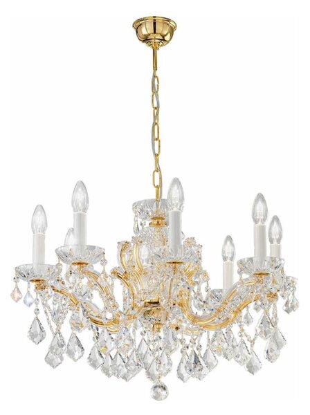 Kolarz 3149.88.3.KoT - Krištáľový luster MARIA LOUISE 8xE14/40W/230V 24K zlato