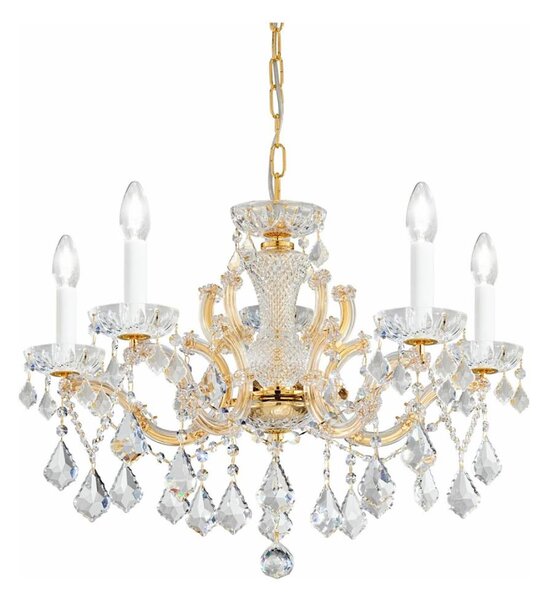 Kolarz 3149.85.3.KoT - Krištáľový luster MARIA LOUISE 5xE14/40W/230V 24K zlato