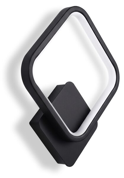 Toolight Toolight, LED nástenné svietidlo, 11W, 3000K, LHJ122-W, 500lm, čierna matná, OSW-03276