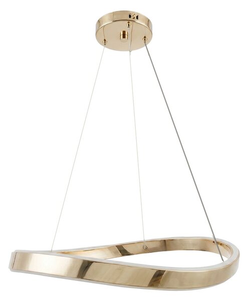 Toolight Toolight, LED závesné svietidlo, 60cm, 50W, 4000K, SWE066-CP, 4000lm, zlatá lesklá, OSW-20166