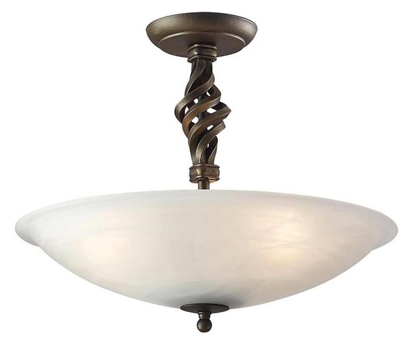 Elstead PB-SF-A-BLK-GOLD - Prisadený luster PEMBROKE 3xE14/60W/230V