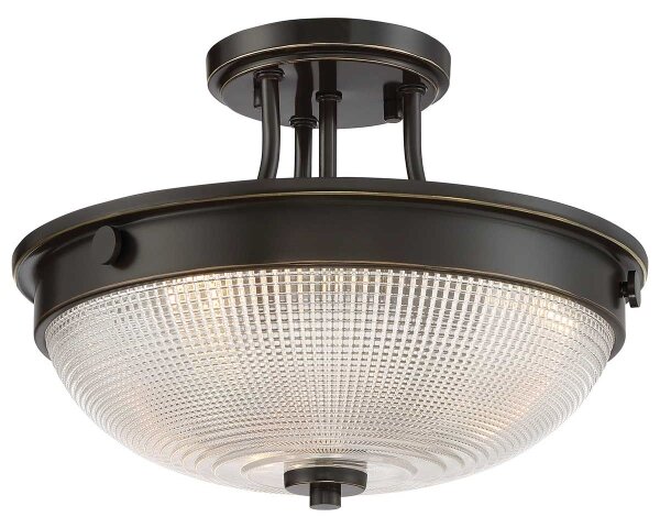 Quoizel QZ-MANTLE-SF-PN - Prisadený luster MANTLE 2xE27/60W/230V bronzová