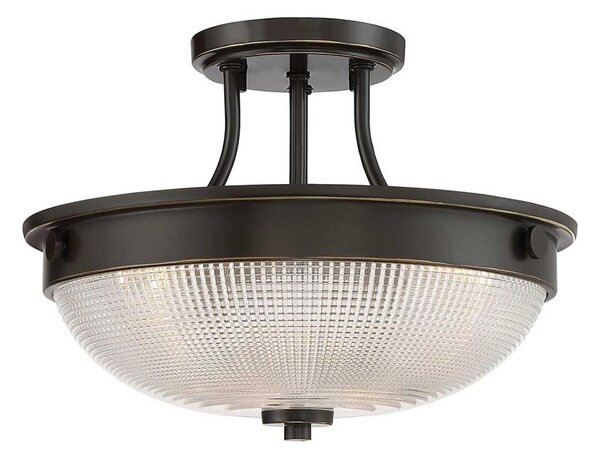 Quoizel QZ-MANTLE-SF-PN - Prisadený luster MANTLE 2xE27/60W/230V bronzová
