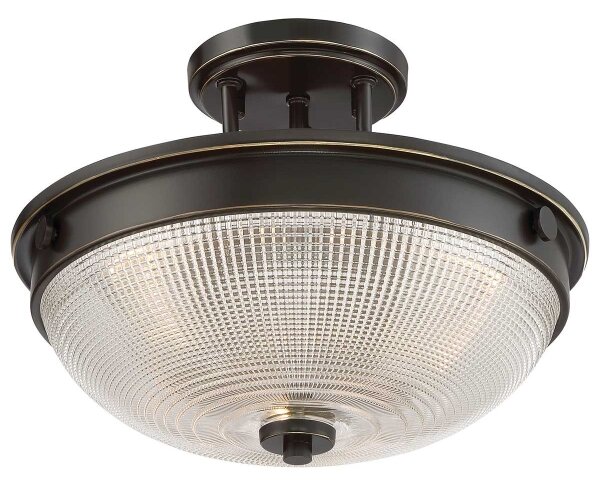 Quoizel QZ-MANTLE-SF-PN - Prisadený luster MANTLE 2xE27/60W/230V bronzová