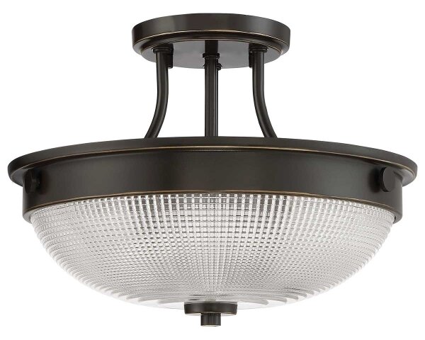 Quoizel QZ-MANTLE-SF-PN - Prisadený luster MANTLE 2xE27/60W/230V bronzová