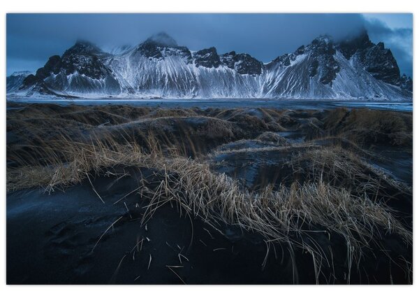 Obraz výhľadu na Islandskej vrcholky (90x60 cm)