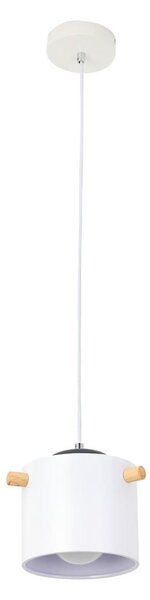 Luster na lanku BODO 1xE27/60W/230V biela