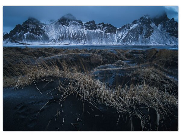Obraz výhľadu na Islandskej vrcholky (70x50 cm)