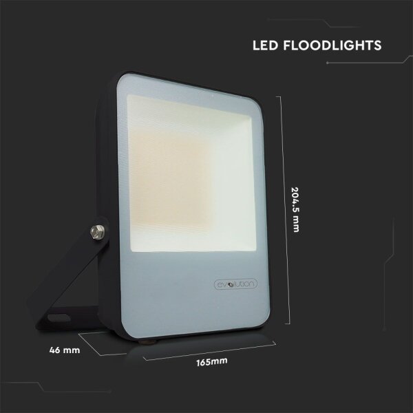 LED Reflektor LED/30W/230V 6400K IP65 čierna