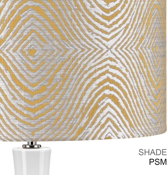 Elstead MILO-PN-TL-PSM - Stolná lampa MILO 1xE27/60W/230V šedá/zlatá