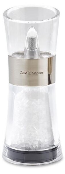 Cole&Mason Cole&Mason - Mlynček na soľ FLIP 15,4 cm chróm GG482 + záruka 3 roky zadarmo