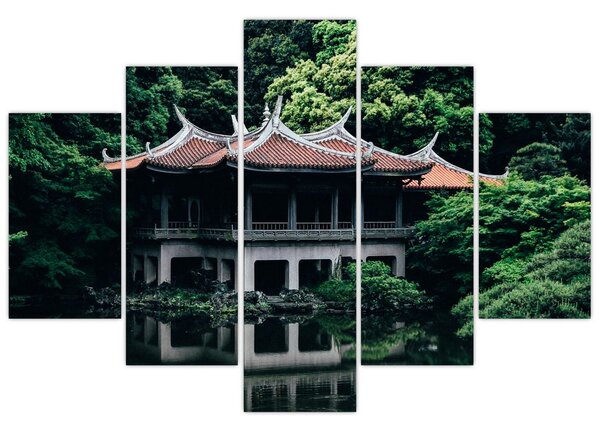 Obraz z japonskej národnej záhrady (150x105 cm)
