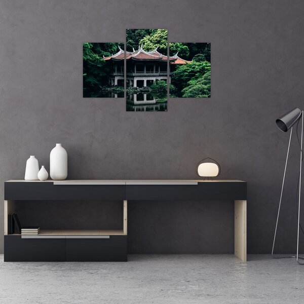 Obraz z japonskej národnej záhrady (90x60 cm)