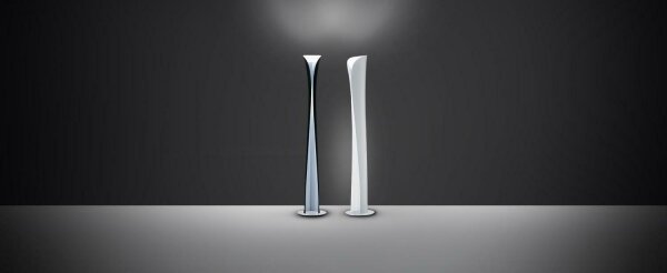 Artemide 1361010A - LED Stojacia lampa CADMO LED/44W/230V + 1xGU10/10W/230V čierna