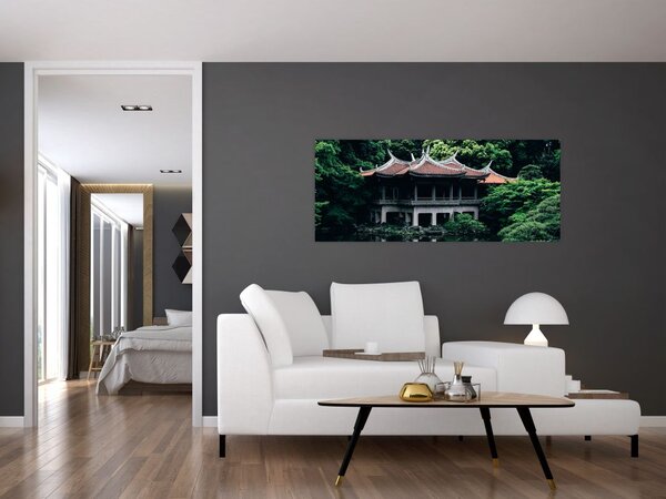 Obraz z japonskej národnej záhrady (120x50 cm)