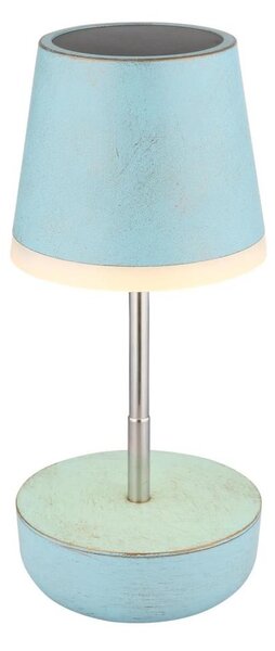 Globo 36638B - LED Solárna lampa 10xLED/0,06W/3V IP44 modrá