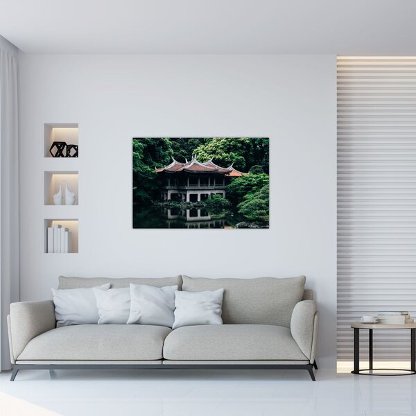 Obraz z japonskej národnej záhrady (90x60 cm)