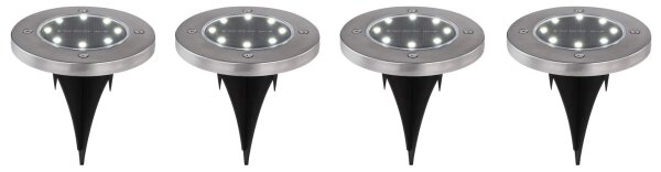 Globo 33414-4 - SADA 4x LED Solárne svietidlo LED/0,1W/3V IP44