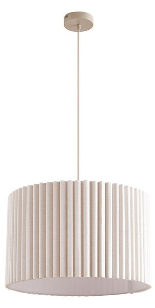 Závesné svietidlá Lindby, Libbie, stmievateľné, Béžová, Obývacia izba, Tkanina / Textil, Škandinávsky