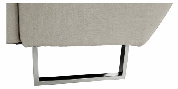 KONDELA Rohová sedacia súprava, sivobéžová taupe, ľavá, FABIA