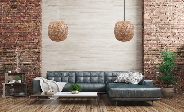 TooLight Závěsný lustr APP1326-1CP přírodní