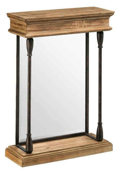 Nástenné zrkadlo s dreveným rámom 50x70 cm Tribeca – Premier Housewares