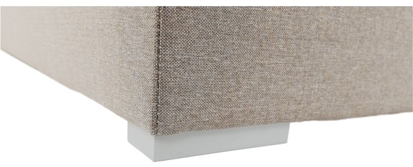 KONDELA Boxspringová posteľ 160x200, sivohnedá TAUPE, FERATA TV KOMFORT