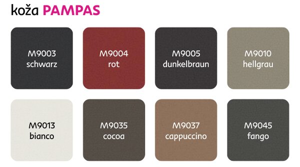 KONDELA Sedacia súprava, koža Pampas Amber M9030, pravá, LIBERA NEW