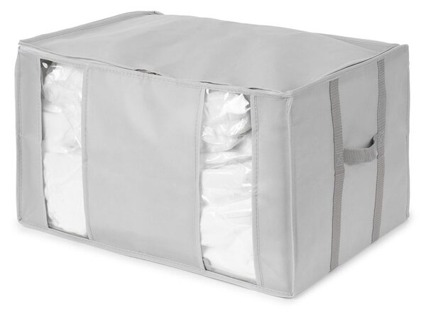 Vákuový/vystužený látkový úložný box na oblečenie 56x42x33 cm Granit – Compactor