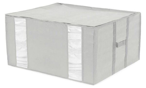 Vákuový/vystužený látkový úložný box na oblečenie 56x42x33 cm Granit – Compactor
