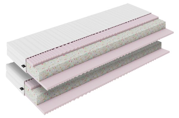 KONDELA Matrace, set 2 ks, 15 cm, 90x200 cm, MAGDO