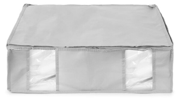 Vákuový/vystužený látkový úložný box na oblečenie 56x56x16,5 cm Granit – Compactor