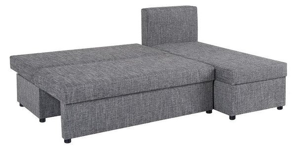 ROHOVÁ SEDAČKA, textil, sivá P & B - Sedačky, Online Only