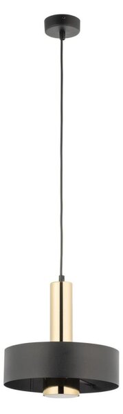 Luster na lanku RIF LUX 1xGX53/12W/230V pr. 25 cm čierna/zlatá