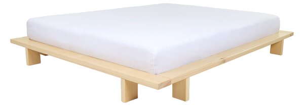 Japonská manželská posteľ 140x200 Yuka - borovica